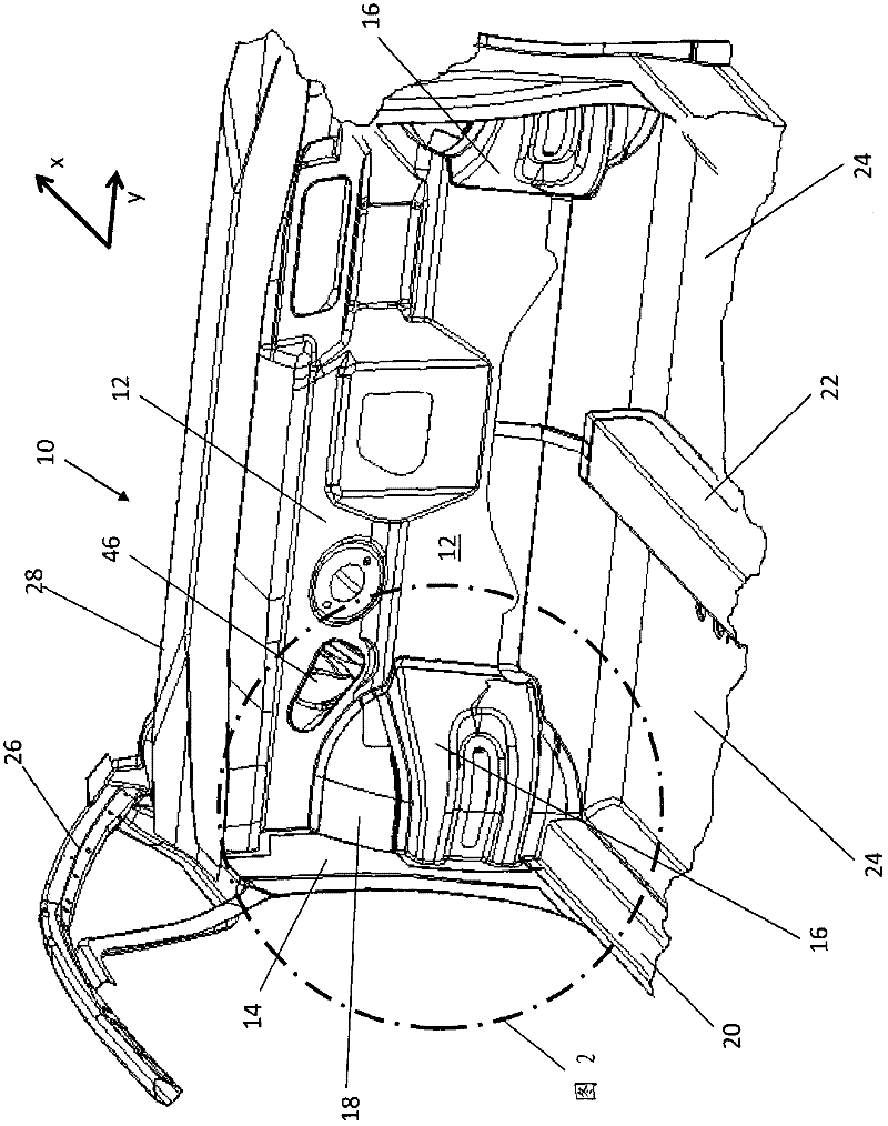 Motor vehicle body and automobile with the motor vehicle body