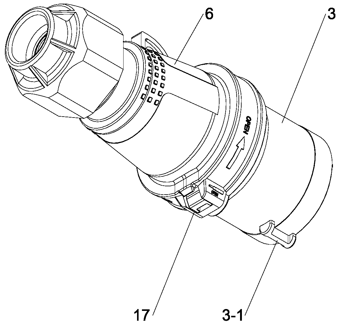 Power transmission and distribution connector and power transmission and distribution connecting device