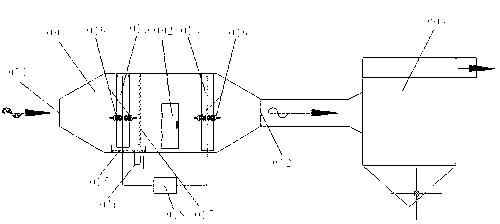 Anti-condensation device of dry dust collector for high-humidity dust-containing air