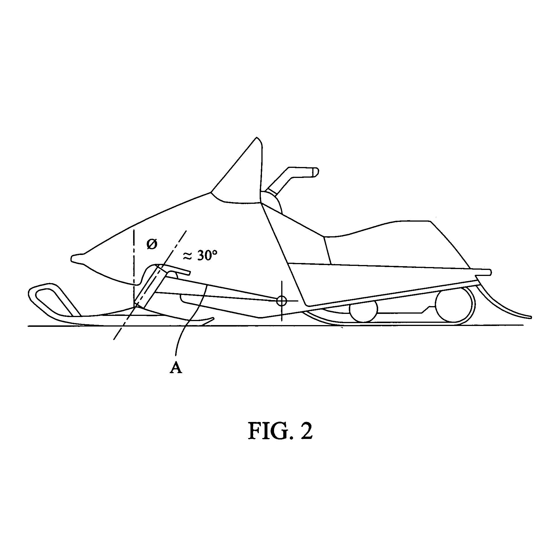 Snowmobile front suspension system and method
