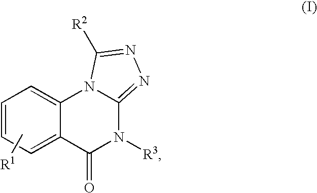 1-alkyl or 1-cycloalkyltriazolo[4,3-a]quinazolin-5-ones as phosphodiesterase inhibitors