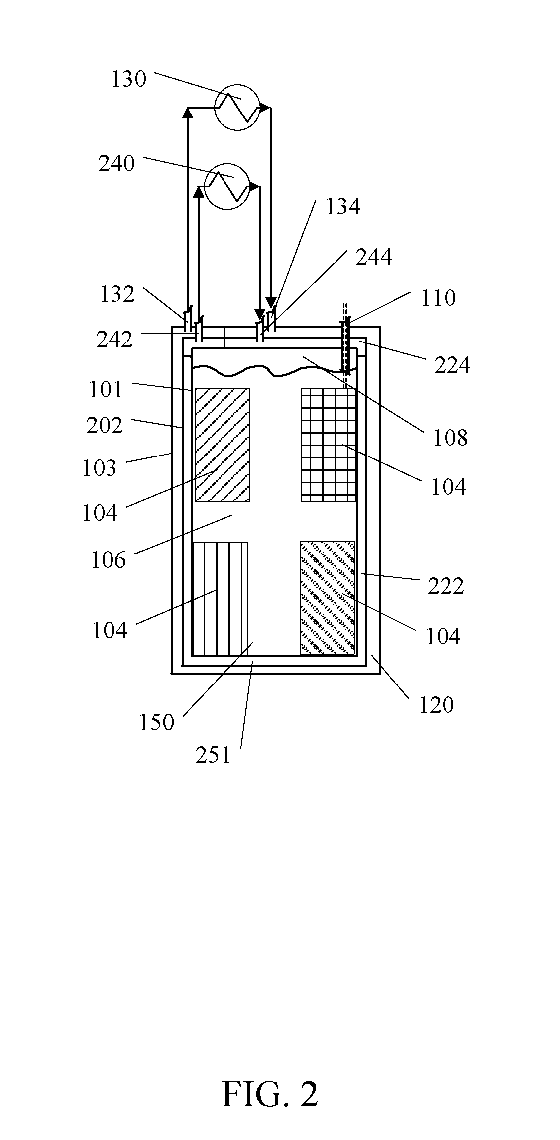 System and method for fluid cooling of electronic devices installed in a sealed enclosure