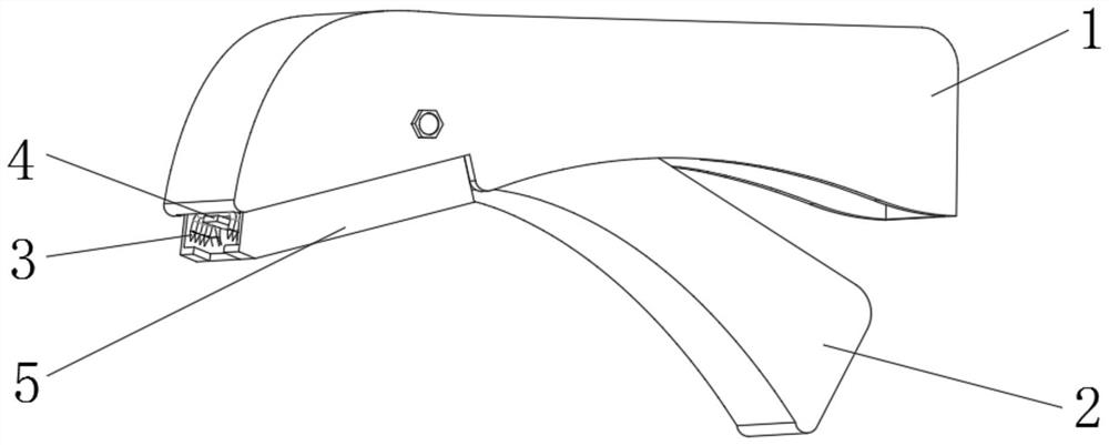 Anastomat capable of discharging nails at constant speed