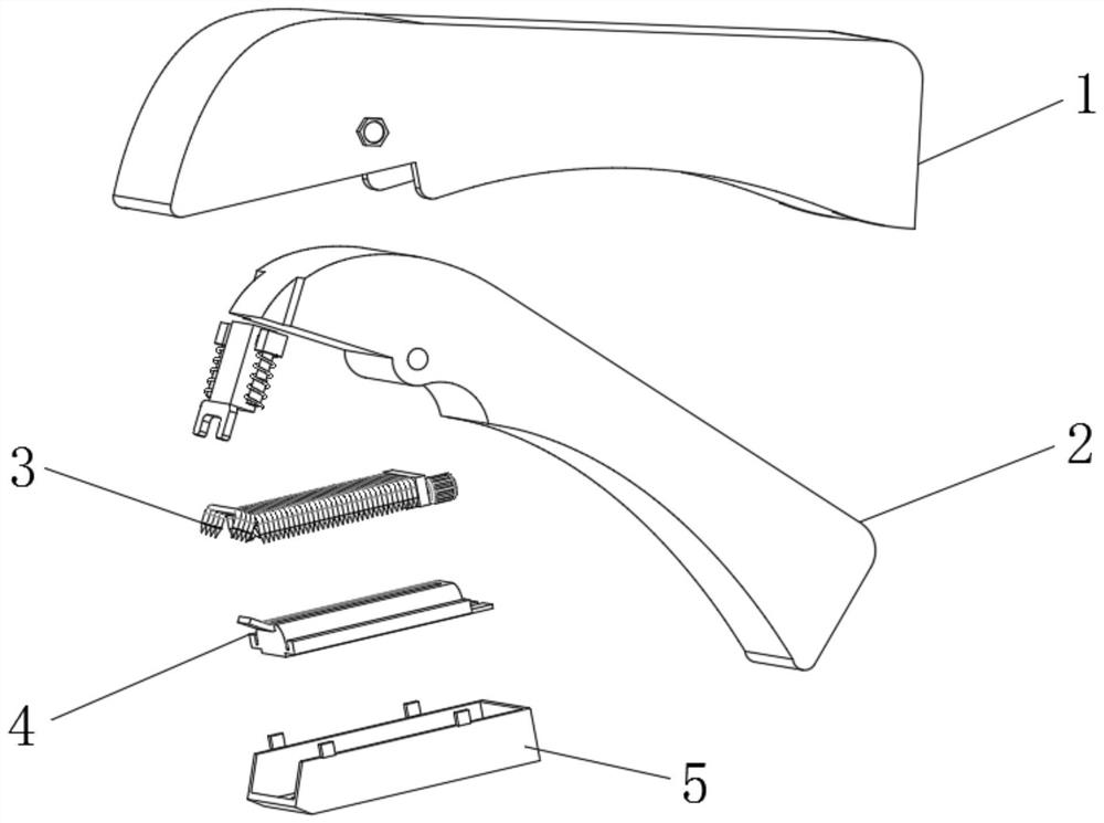 Anastomat capable of discharging nails at constant speed