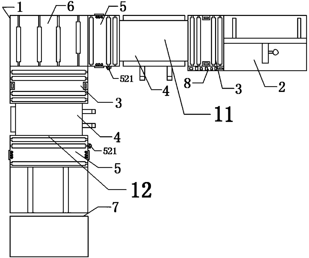 Automatic edge trimming machine for pressing plate