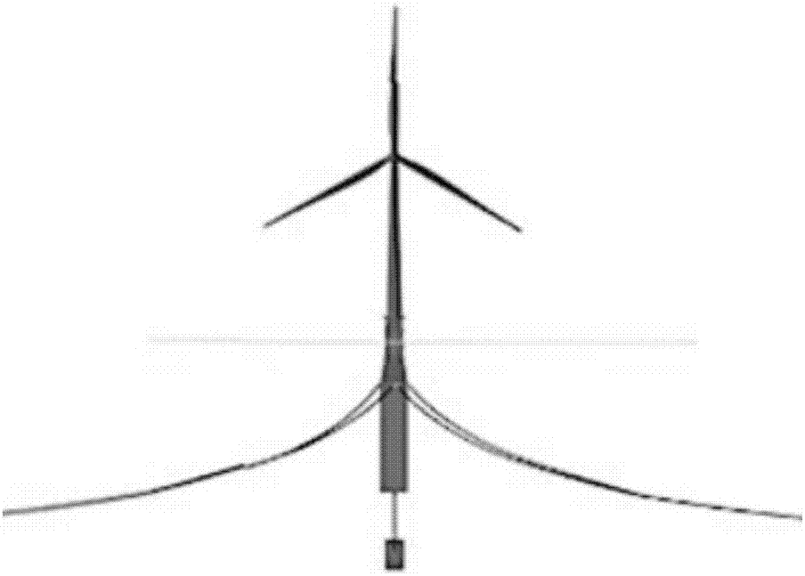 Tension-leg offshore floating wind turbine foundation capable of floating and being installed by self and installation method thereof