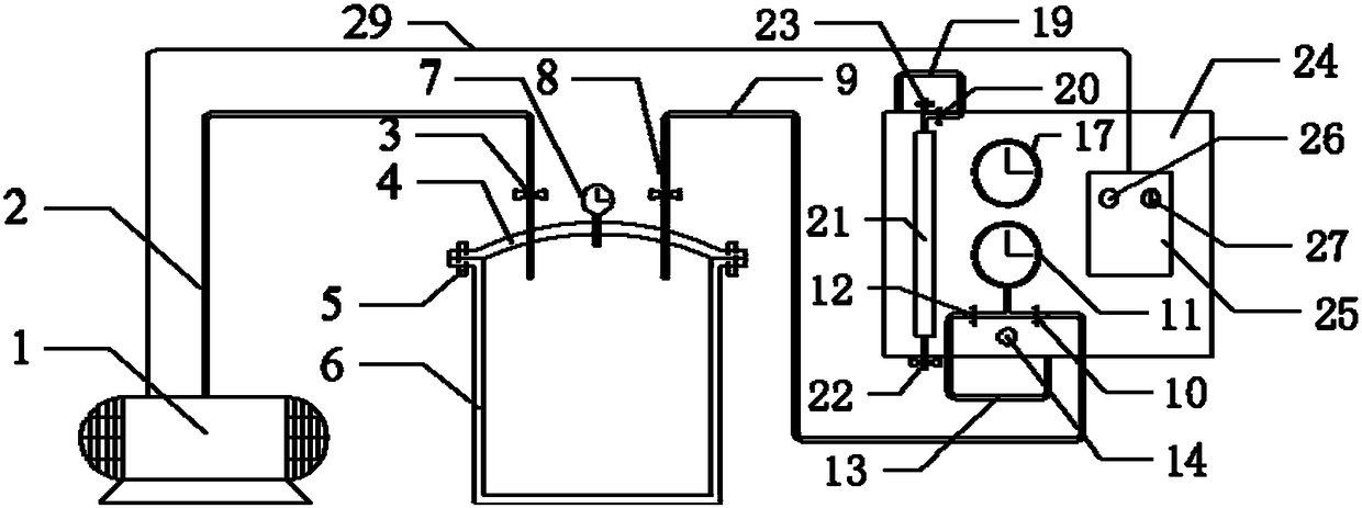 Using method of negative pressure control device for sinking of bucket foundation