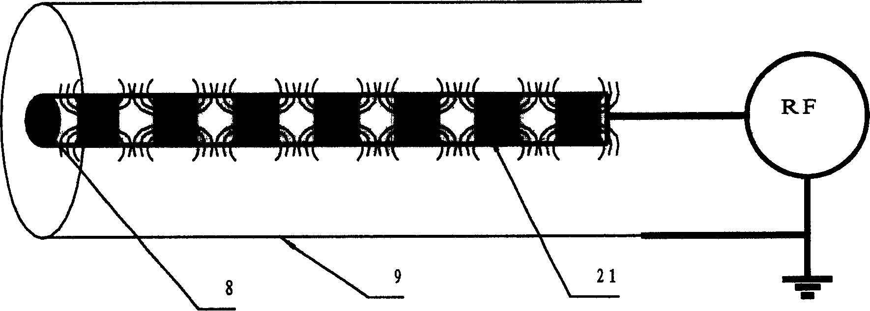 Apparatus for inner surface modification by plasma source ion implantation