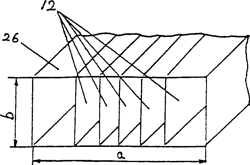 Waveguide internal solid push-pull amplifier power synthesizer based on fin line balun structure