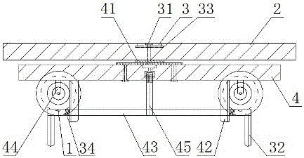 Vertical double-bundled line outgoing operation platform