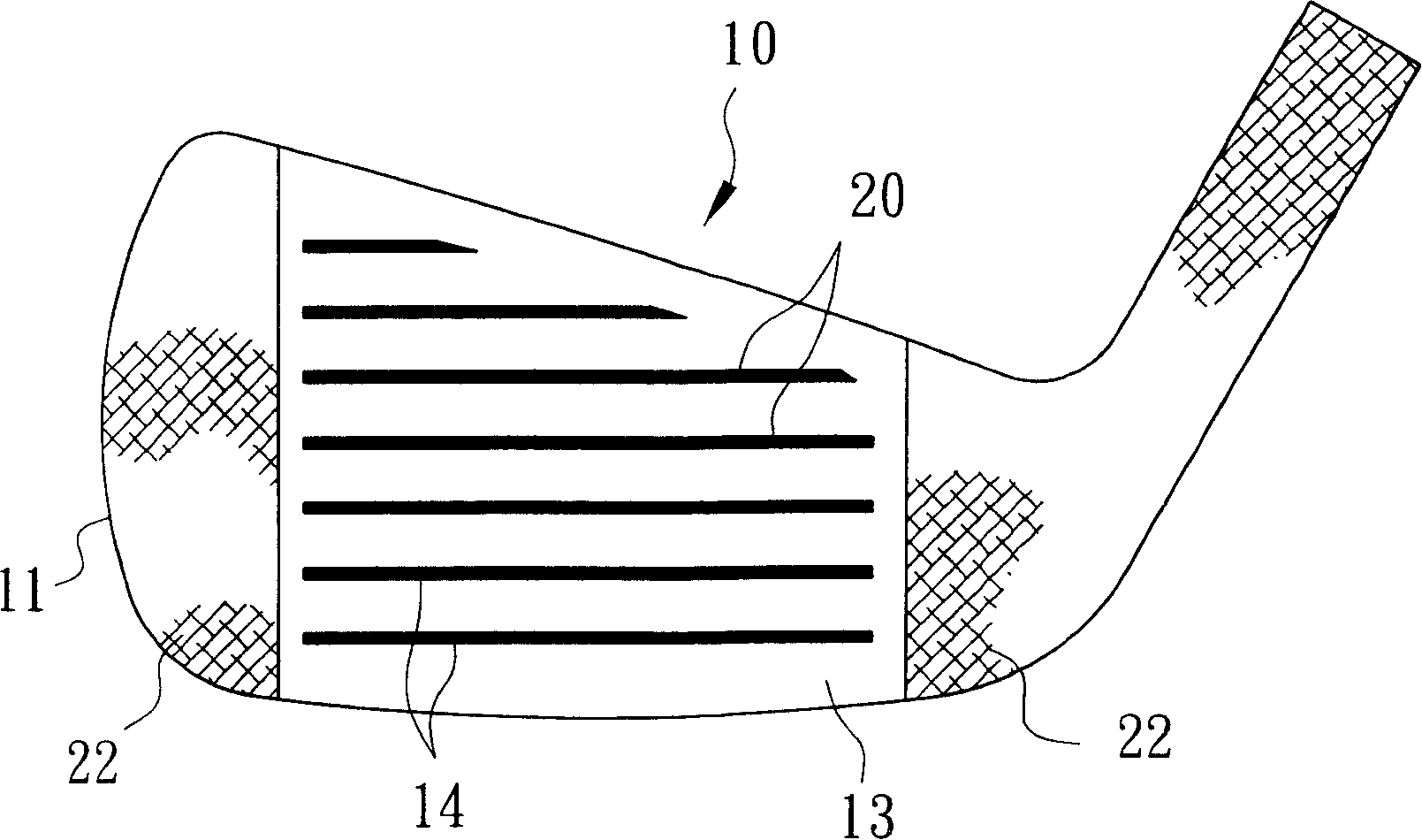 Method for making head of golf club showing various luster at the same time