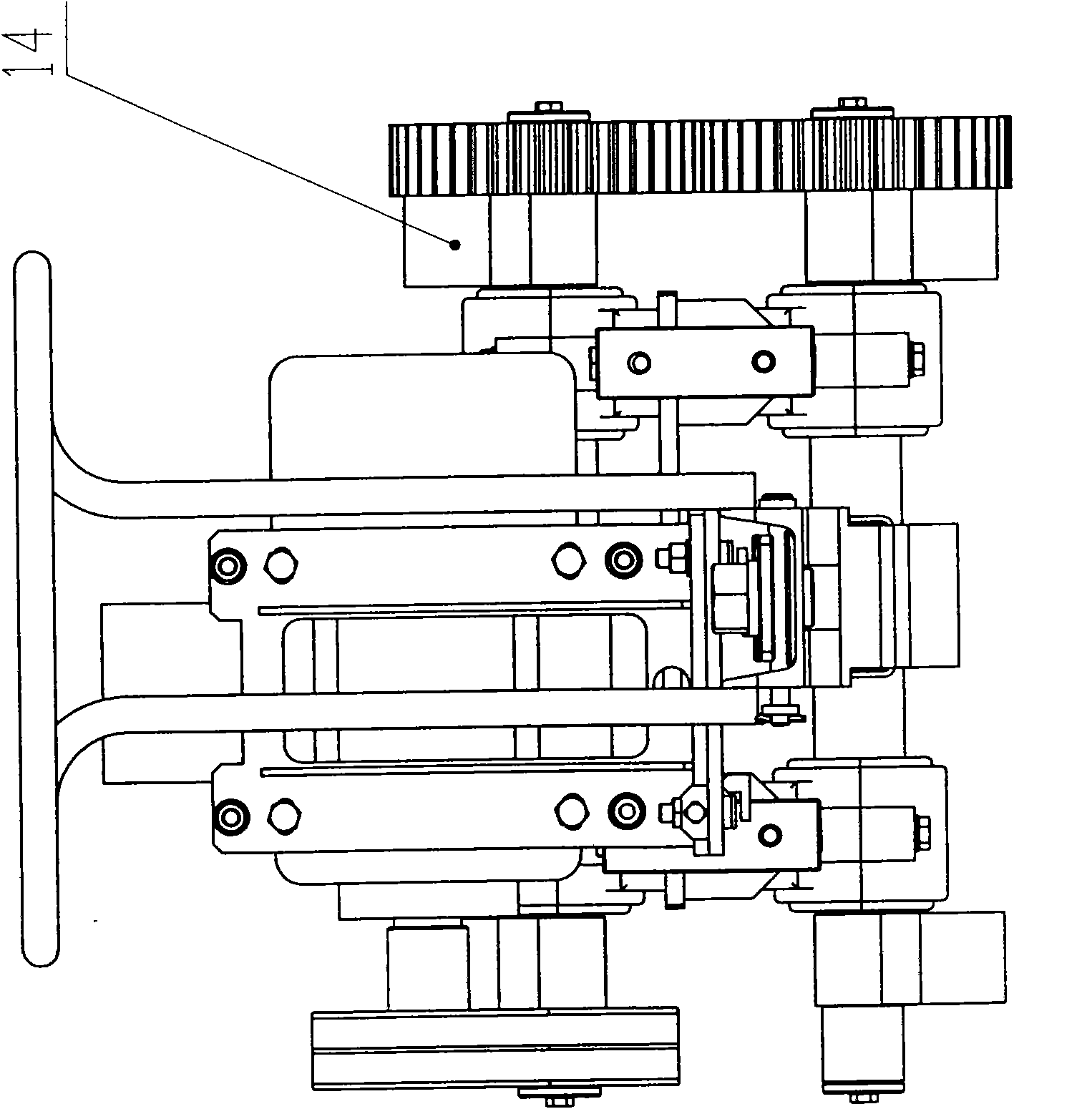 Small sleeper stabilization integrating machine