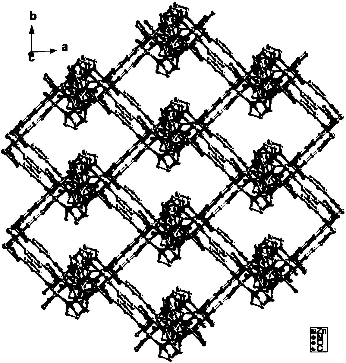 Metal-organic coordination polymer with organophosphate hydrolase activity and its preparation method and application