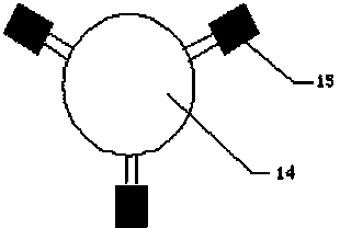 Microwave-hot air combined fluidized bed drying experiment device