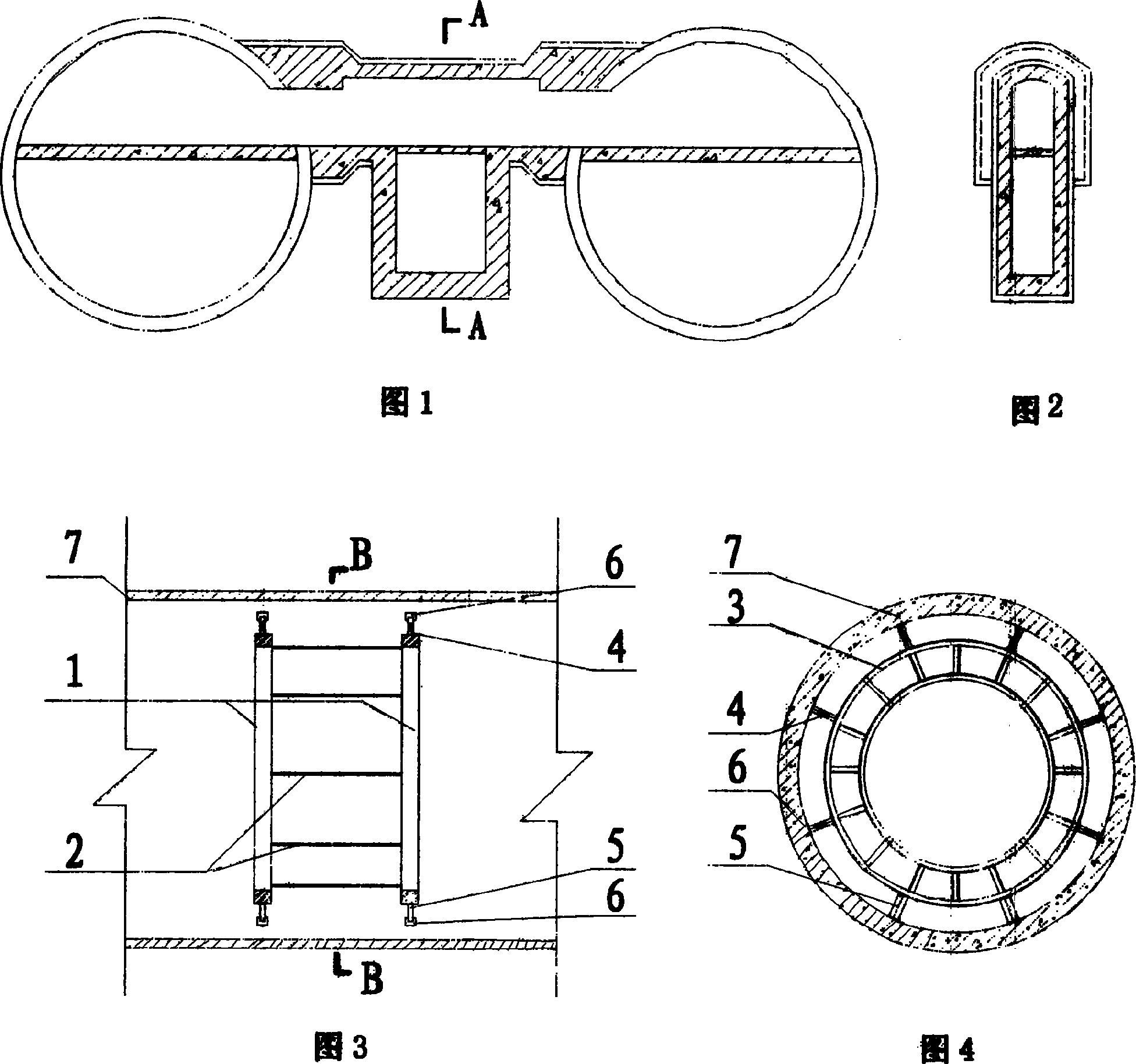 Segment deformation control and flood-proof device and operation method for tunnel opening construction