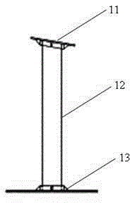 Flexural type inhaul cable particle damper