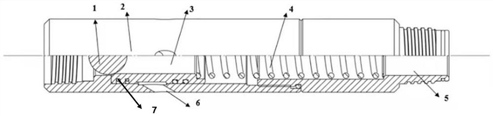 Jam releasing device and method for hydraulic fracturing packer of underground long drill hole in coal mine