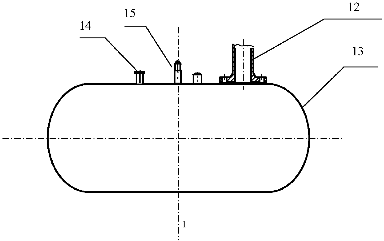 Air spring for suspension support in ground vibration test