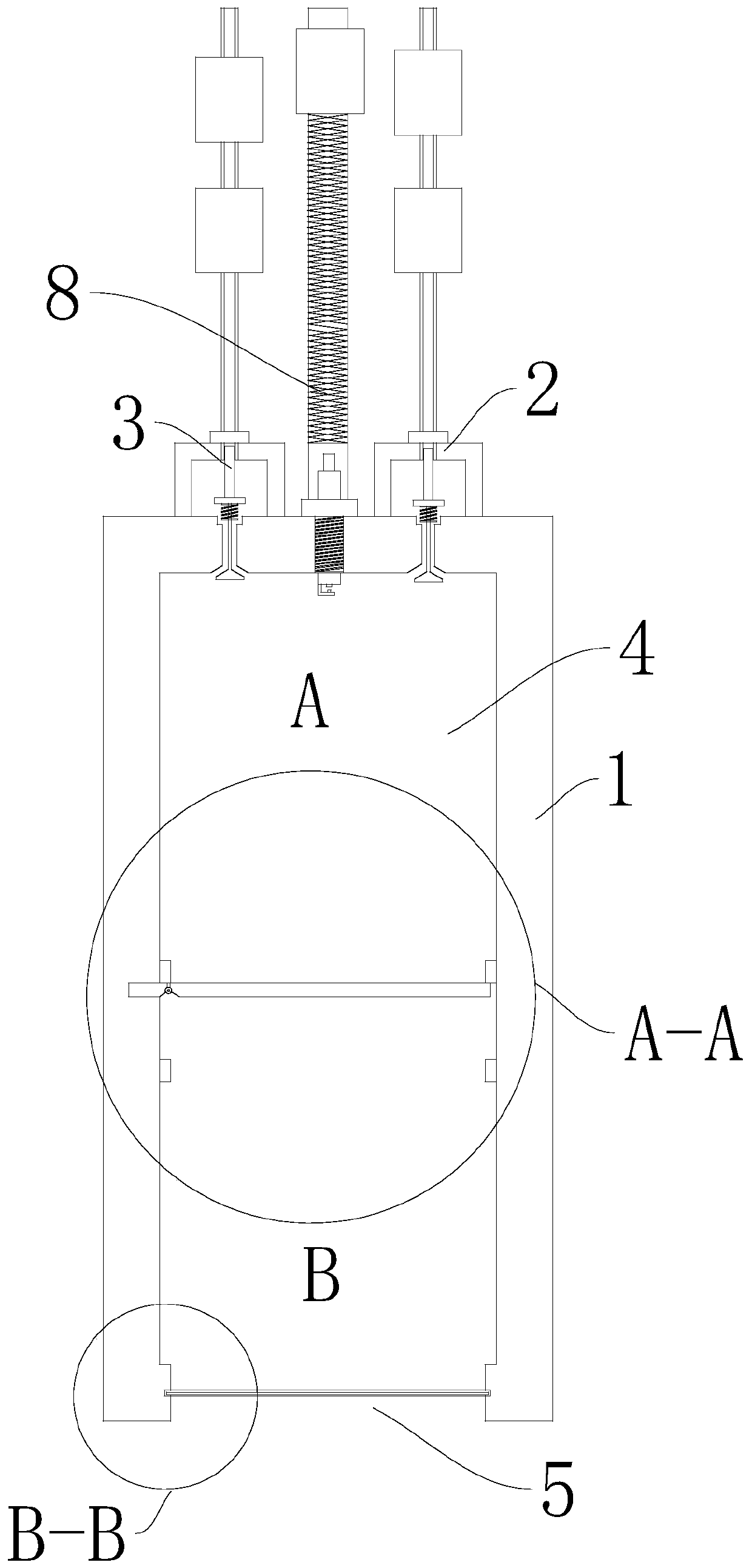 Geophysical prospecting continuously controllable seismic source device