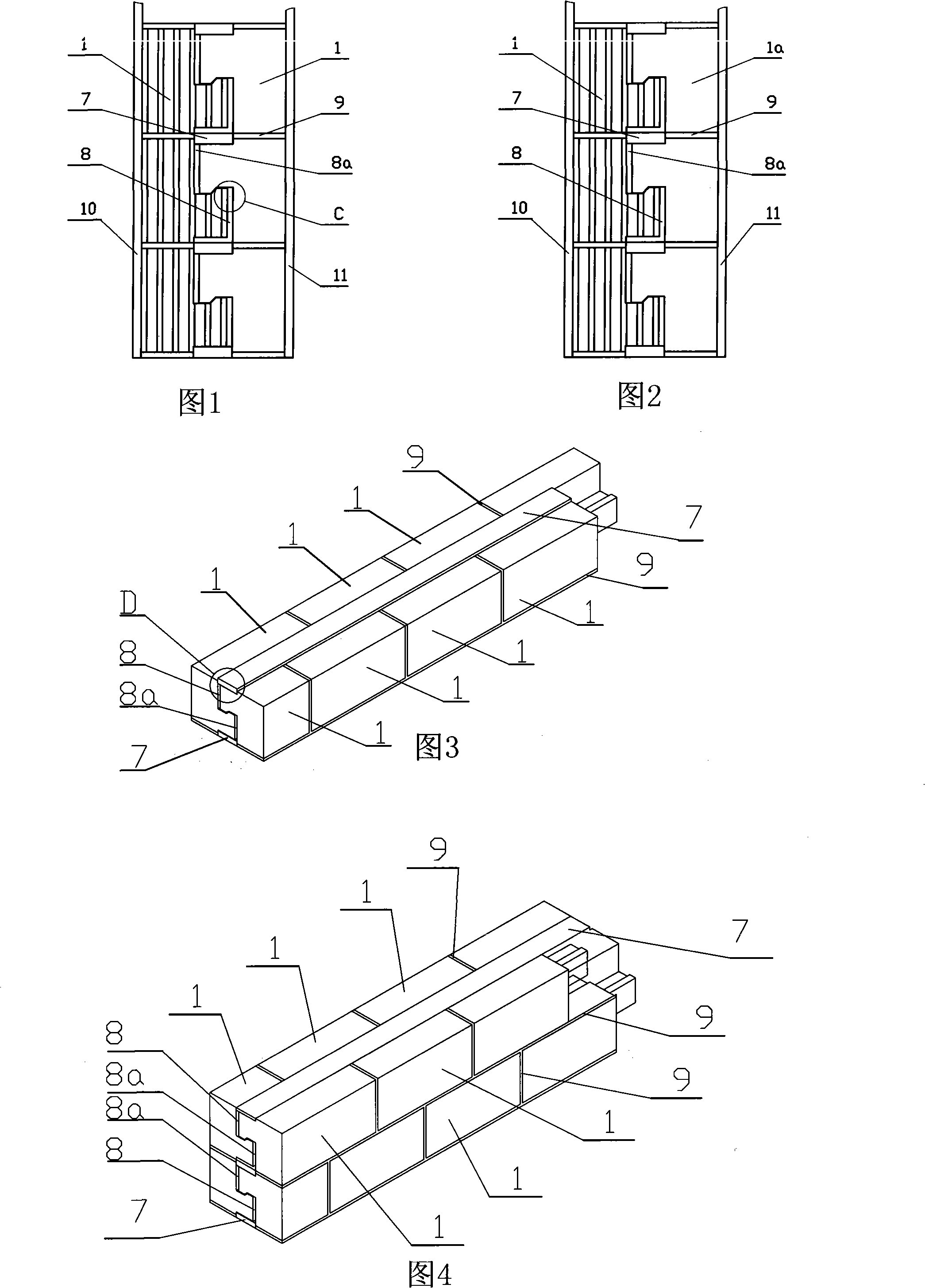 Process for building self-heat preserving energy-saving wall by L-shaped energy-saving building blocks