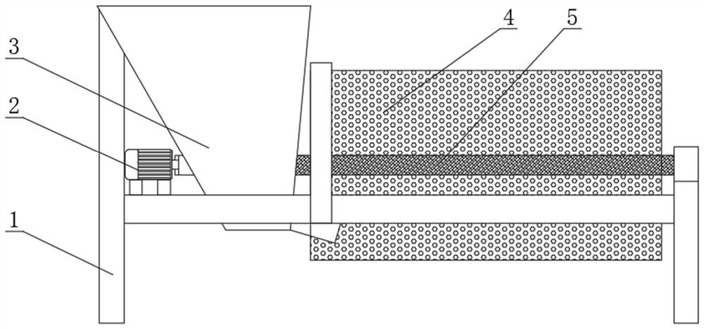 Building screening mechanism