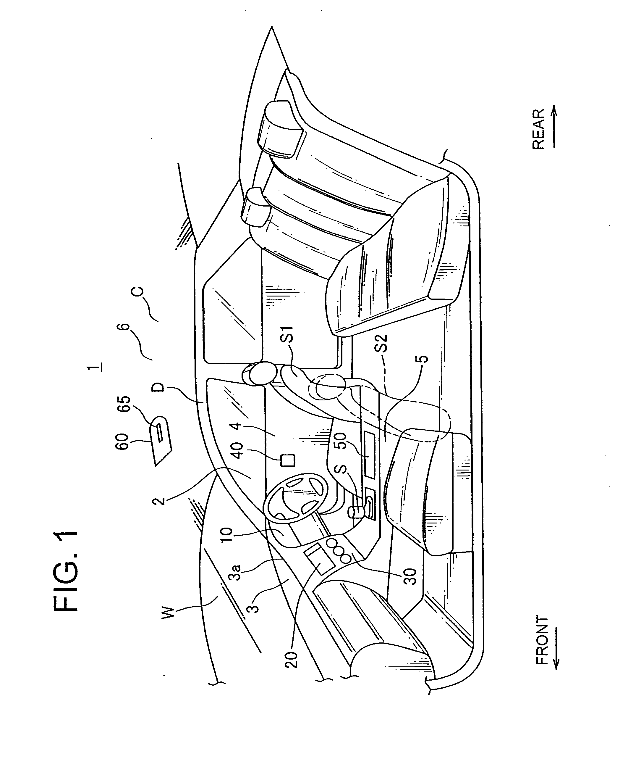 Light emission structure for indication symbol in interior space of vehicle