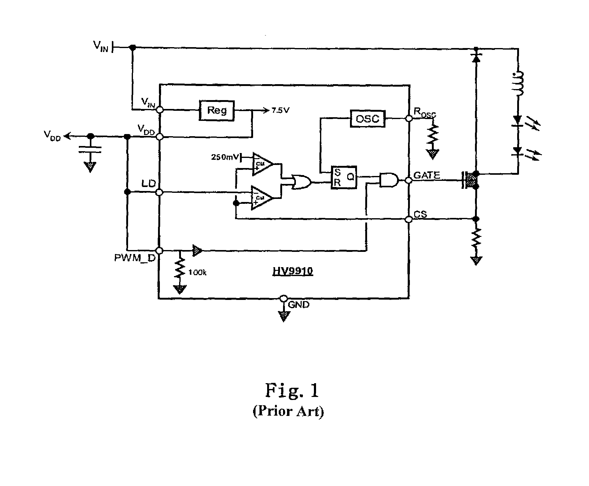 LED driving circuit and controlling method thereof