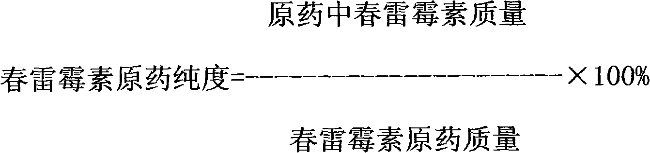 Preparation method of technical grade kasumin