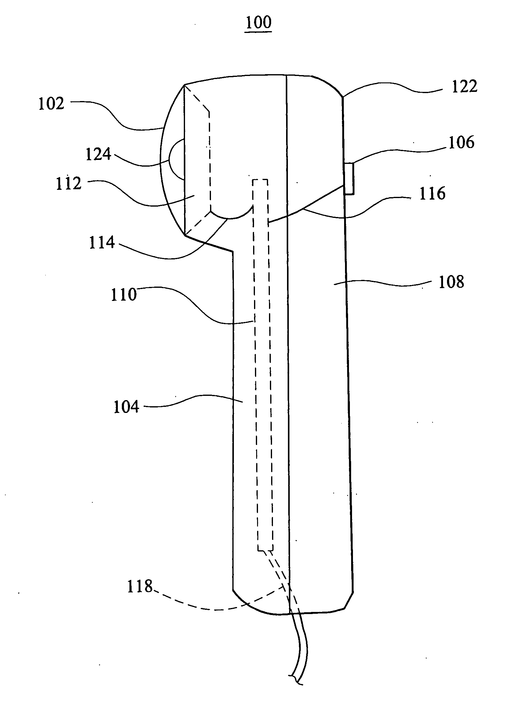 Portable infrared device