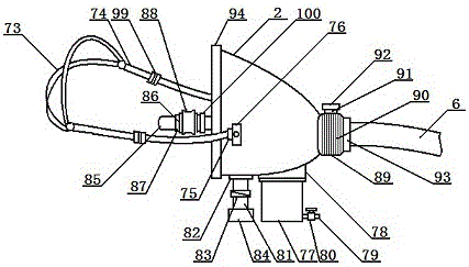 Breathing apparatus for internal medicine