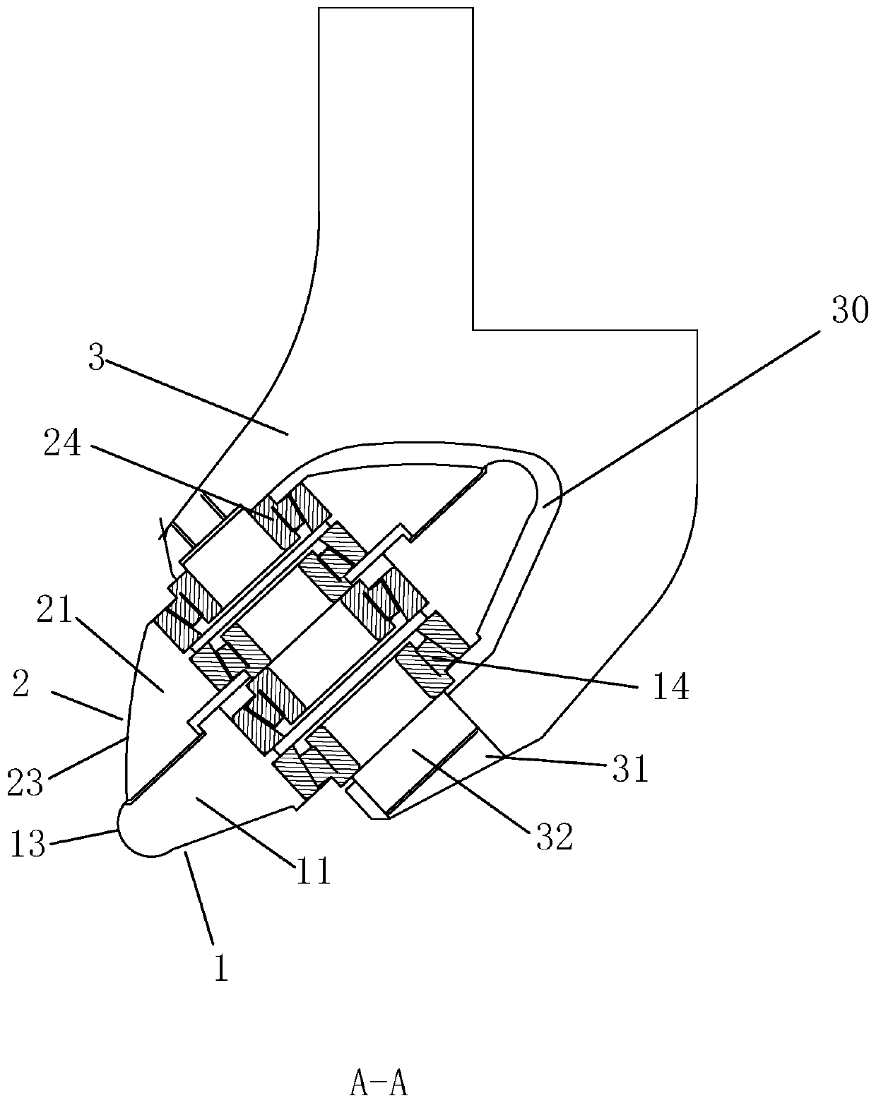 Multistage spinning roller