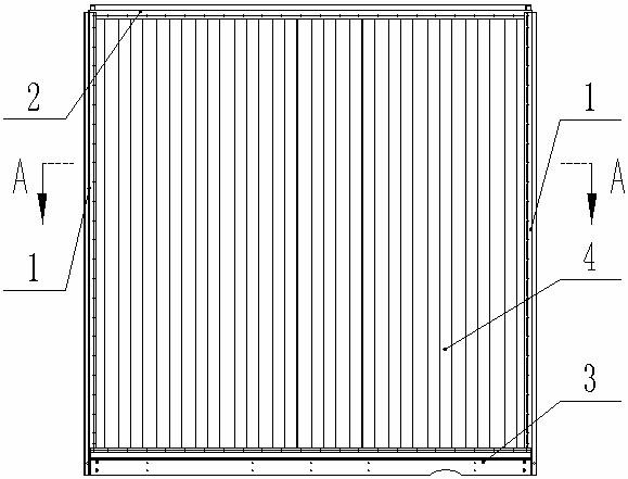 Lightweight aluminum alloy compartment structure