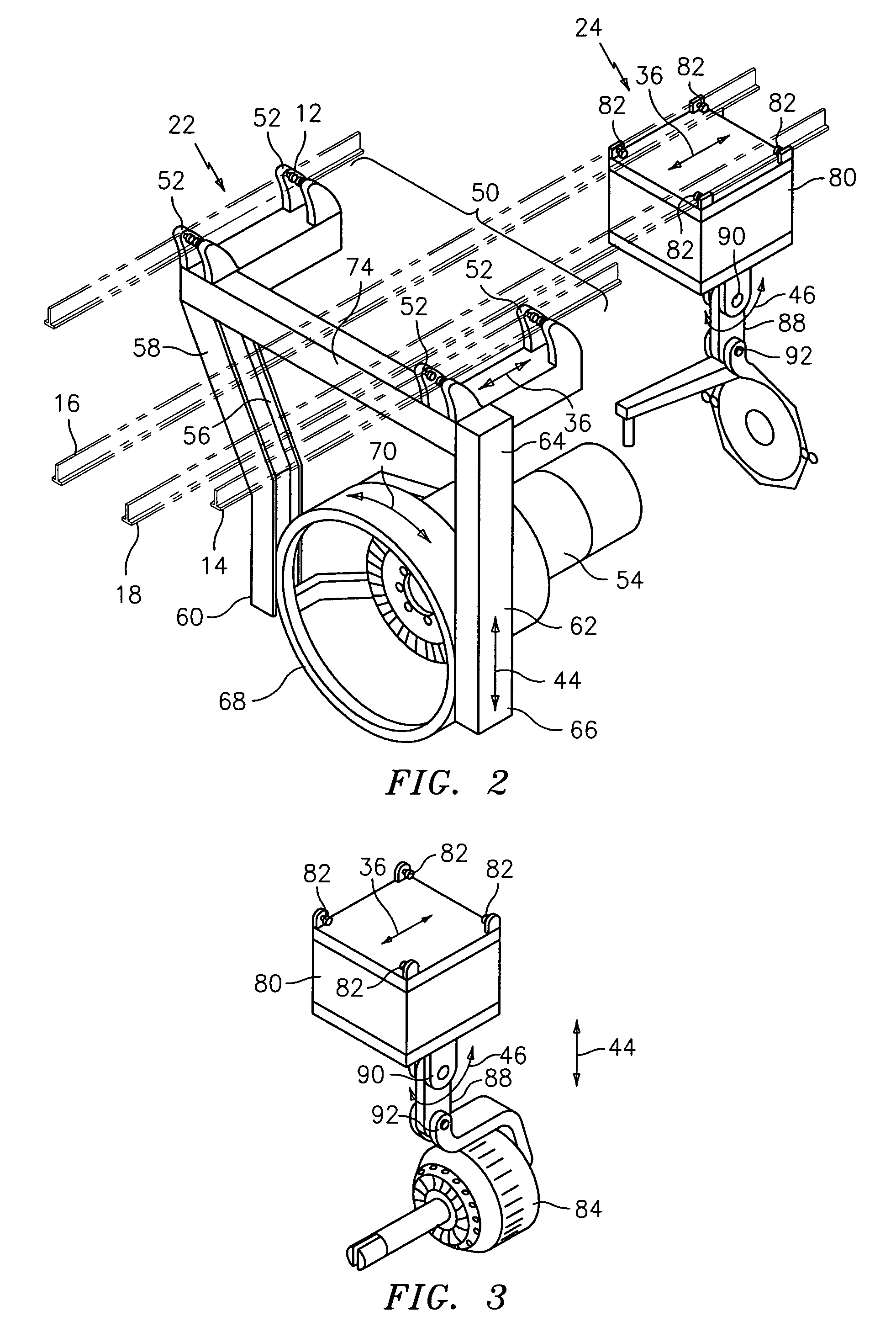 Apparatus and method for quadrail ergonomic assembly