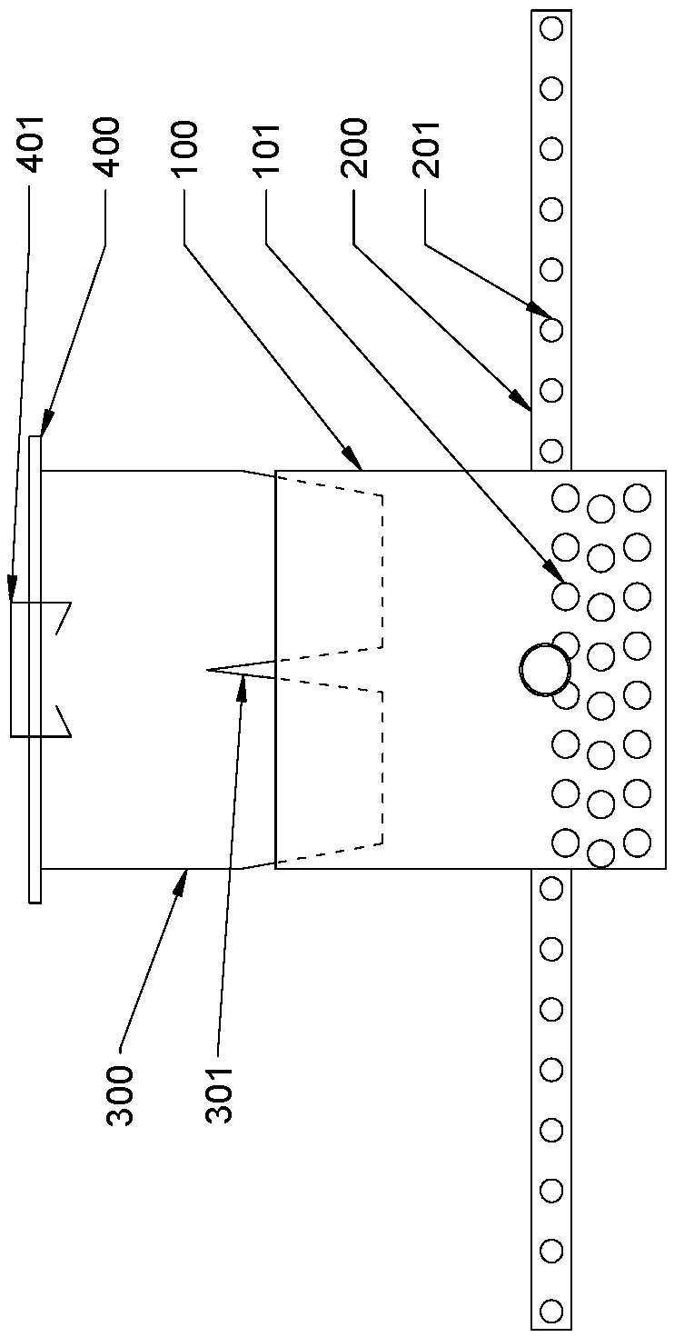 Foundation drainage device and manufacturing method and using method thereof