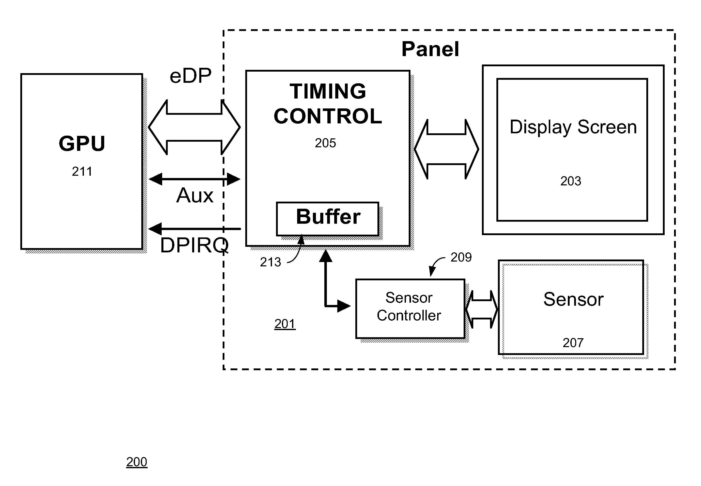 Method and apparatus for optimizing display updates on an interactive display device