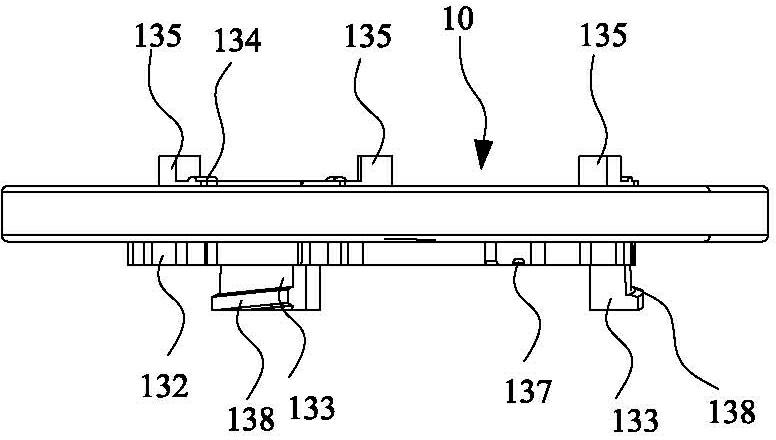 Water guide disk capable of being laminated up and down and continuously locked, and water guide disk set