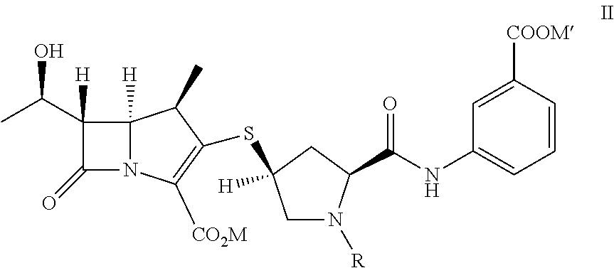 Process for the preparation of carbapenem using cabapenem intermediates and recovery of cabapenem