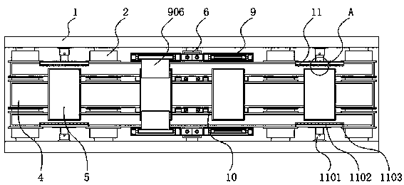 Turn-over device for mask processing