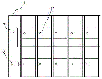 Automatic lock for warehousing