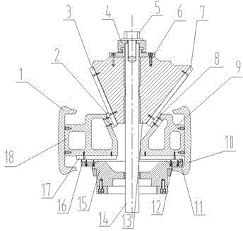 Tire vulcanization inner mould