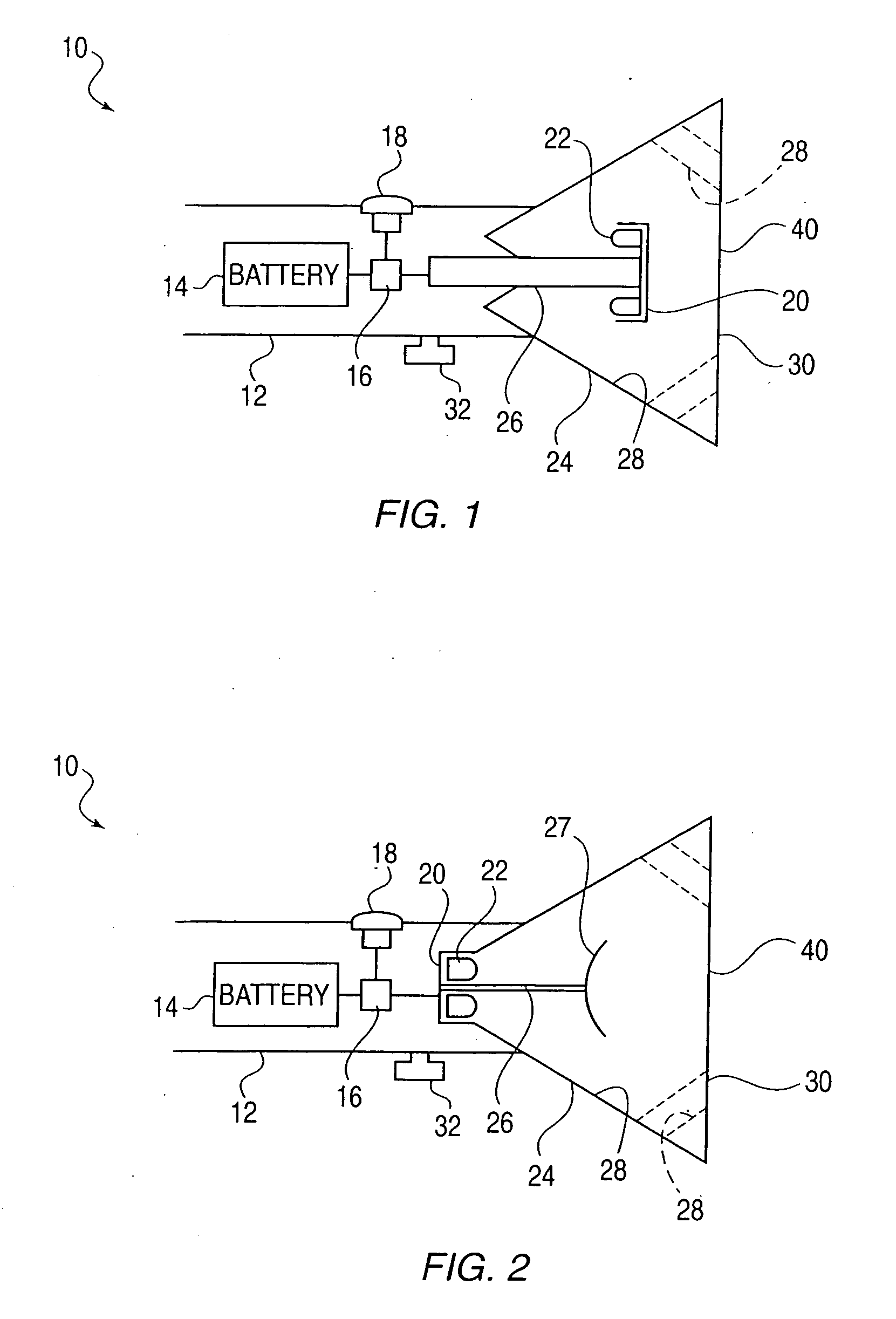 Light emitting diode (LED) flashlight