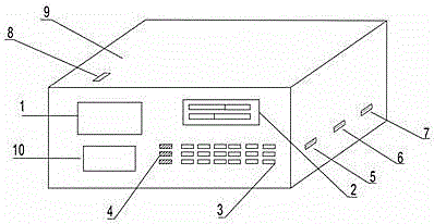 Dual-display intelligent vibration time-effect controller