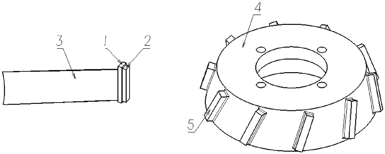 Blisk swing friction welding equipment and method