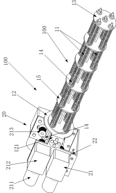 Turtle robot and flexible neck device thereof