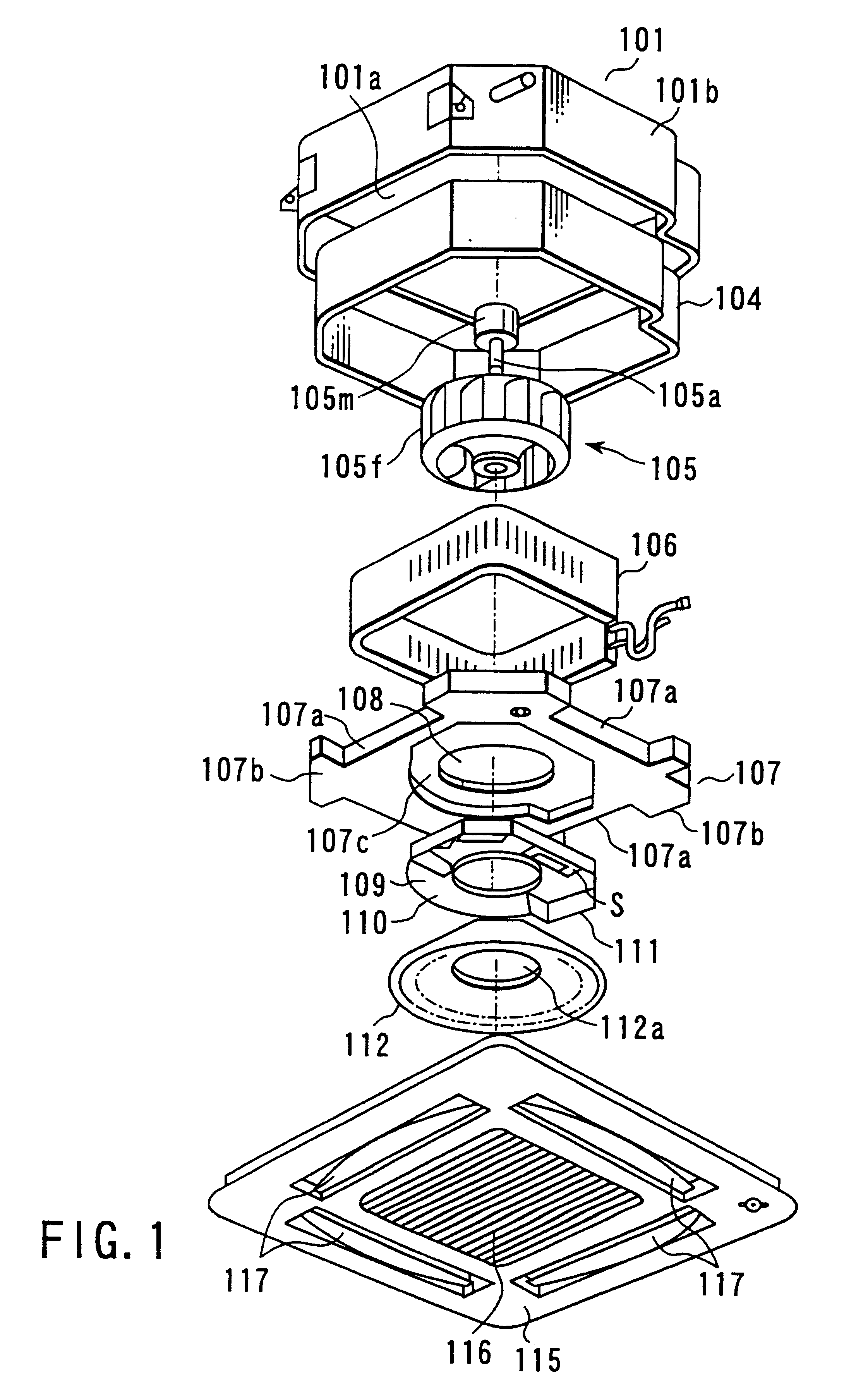 Ceiling cassette type air conditioner