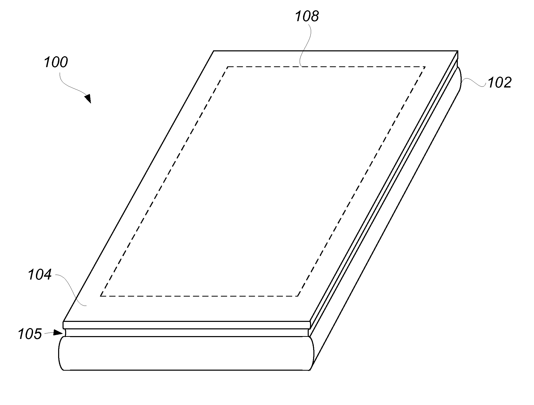 Shock mounting cover glass in consumer electronics devices