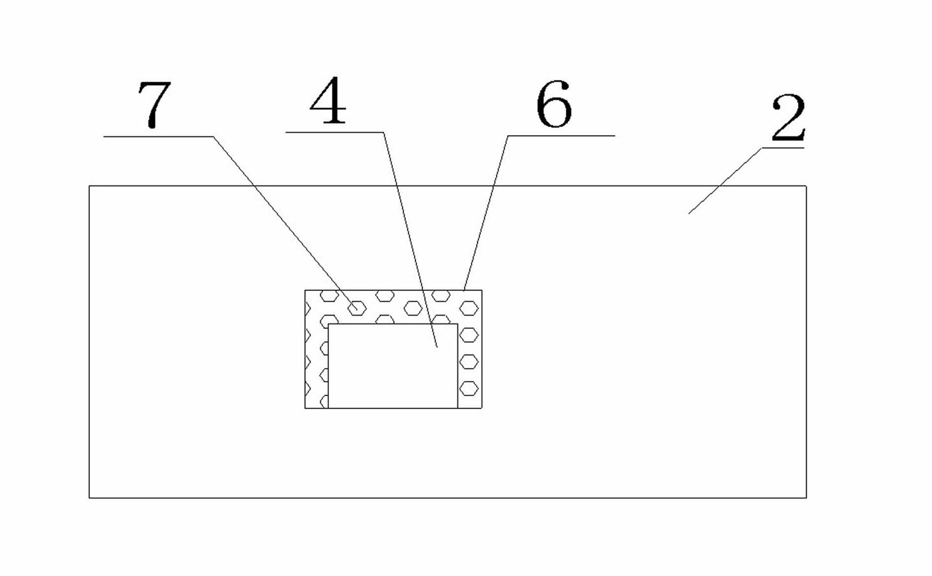 Photovoltaic inverter IGBT (Insulated Gate Bipolar Transistor) heat-dissipating structure