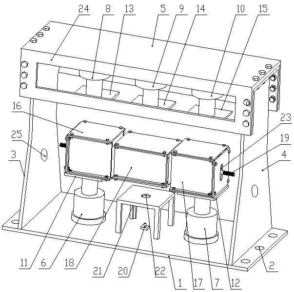 Comprehensive shear tester for anchoring bodies and test method thereof