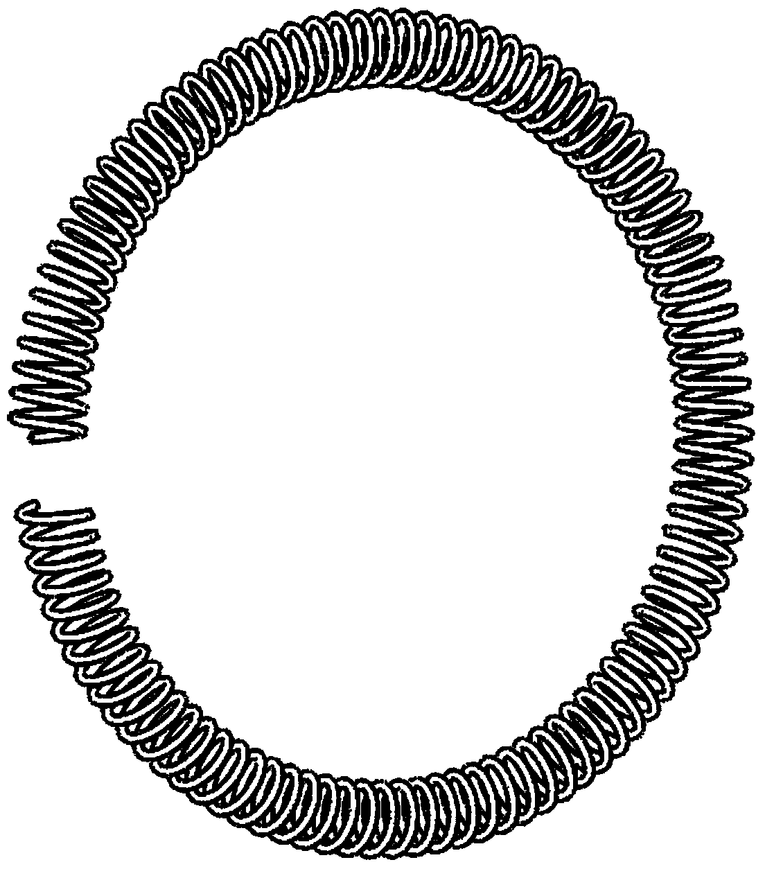 Pipeline inspection device based on rotating electromagnetic field