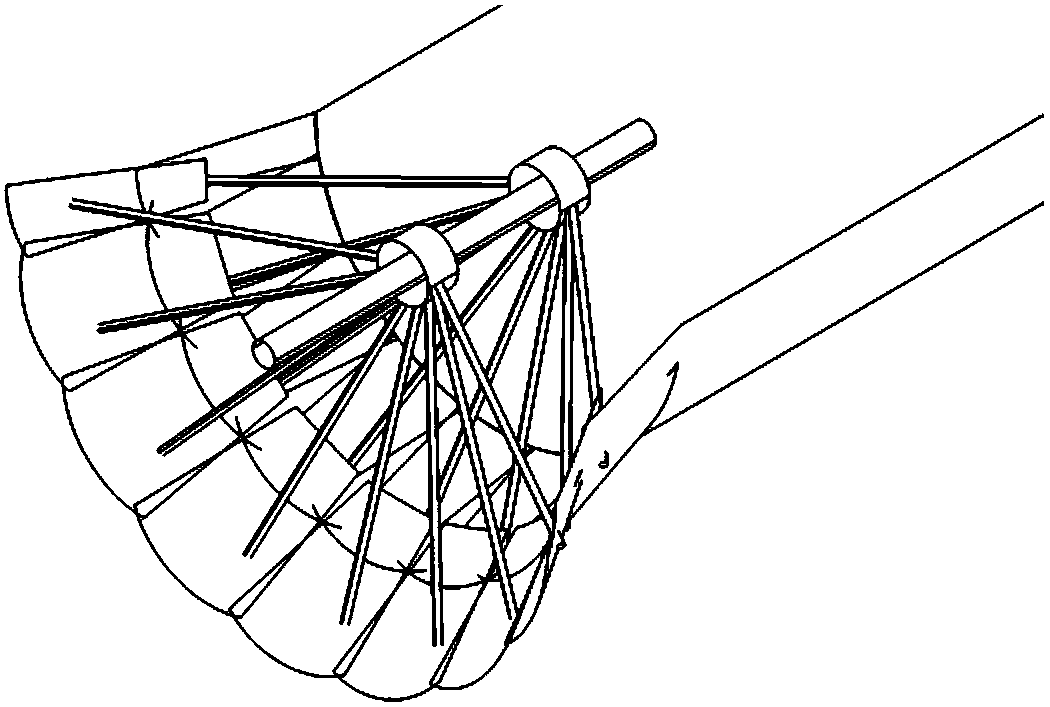 Adjustable stability improving device of hypersonic aircraft